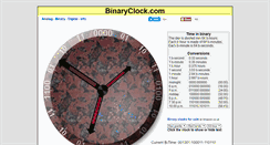 Desktop Screenshot of binaryclock.com
